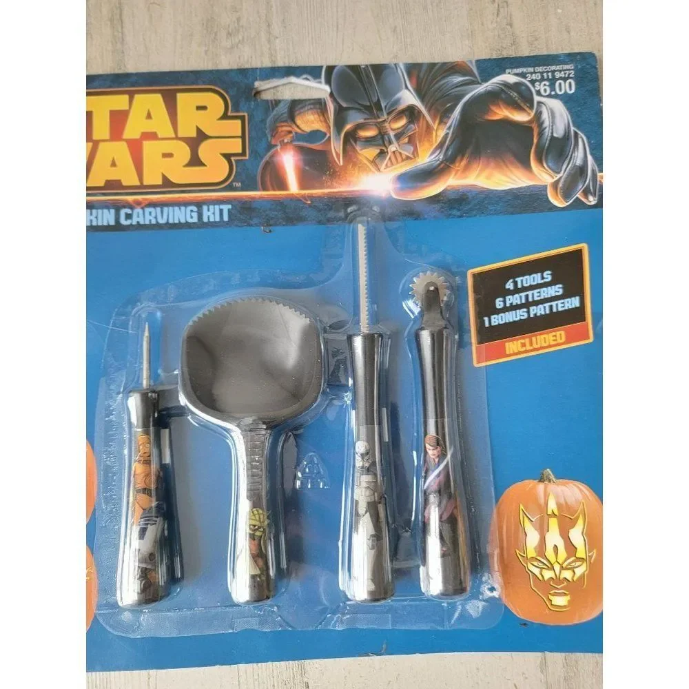 Gemmy 2013‎ Star Wars pumpkin carving kit Halloween